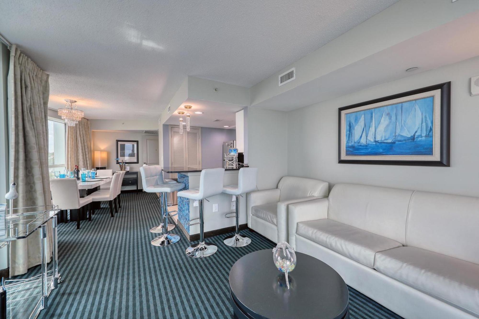 فيلا 107 S Ocean Blvd, 0308 - Ocean Front Sleeps 6 شاطئ ميرتل المظهر الخارجي الصورة