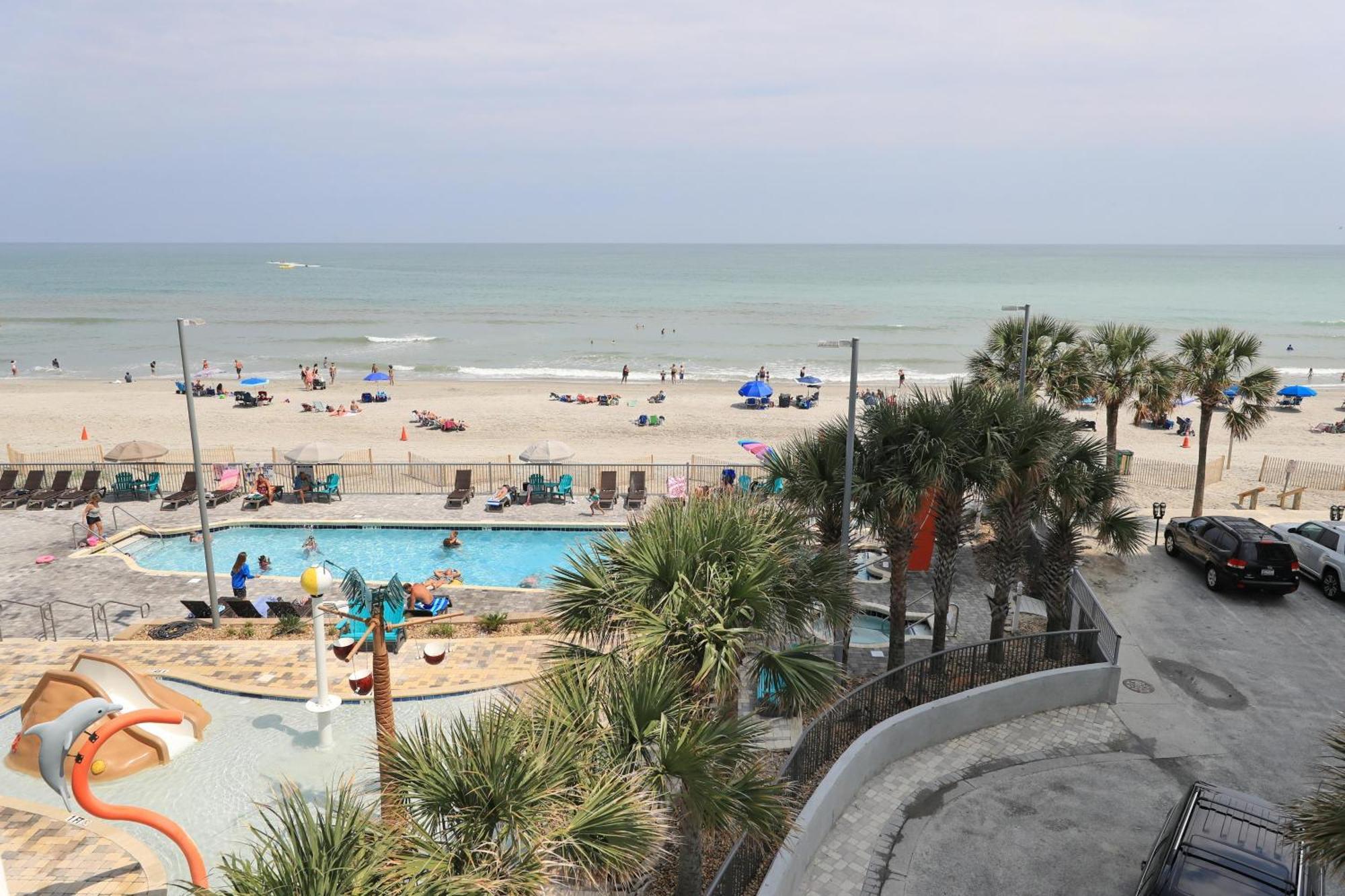 فيلا 107 S Ocean Blvd, 0308 - Ocean Front Sleeps 6 شاطئ ميرتل المظهر الخارجي الصورة