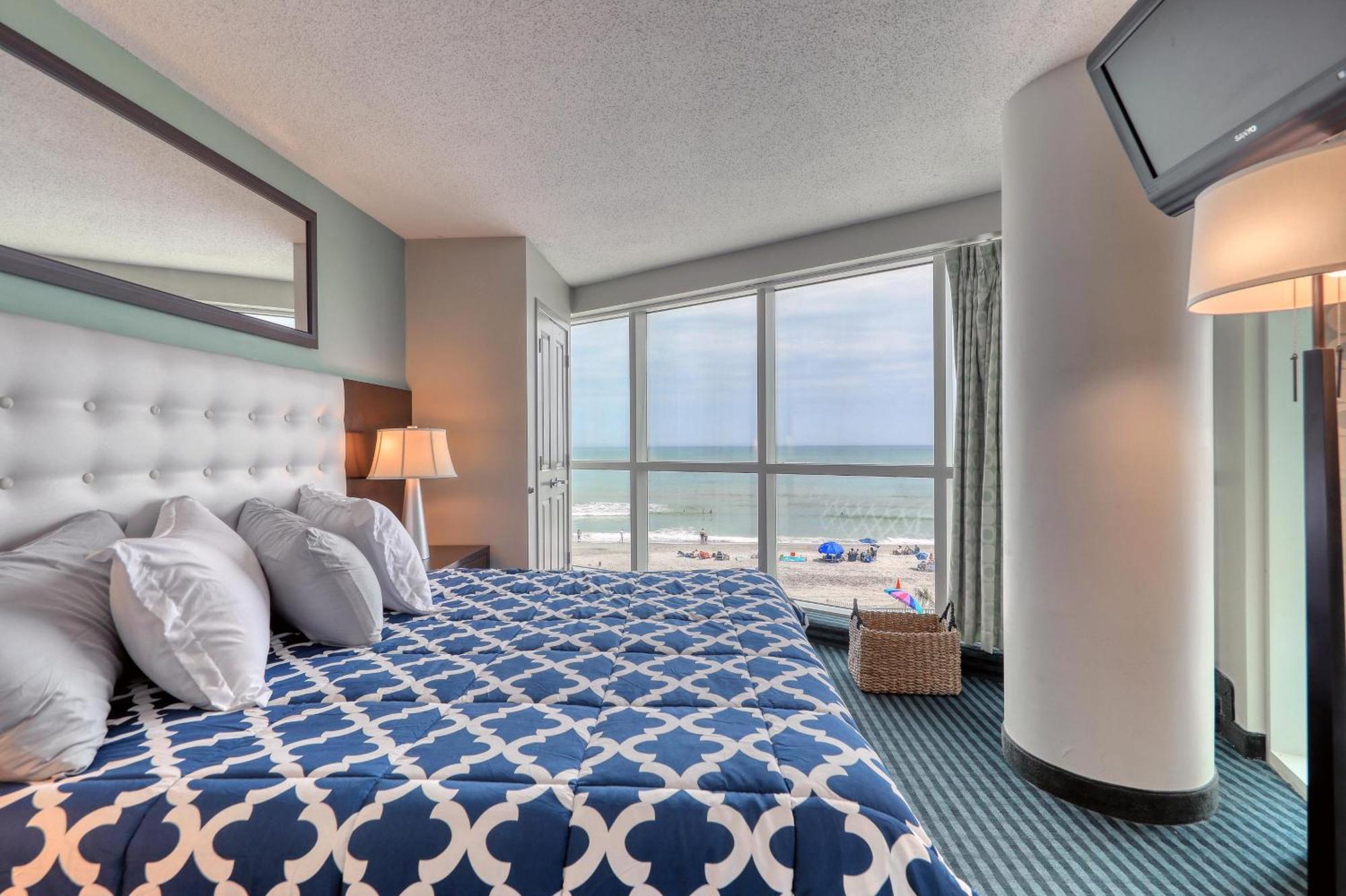 فيلا 107 S Ocean Blvd, 0308 - Ocean Front Sleeps 6 شاطئ ميرتل المظهر الخارجي الصورة