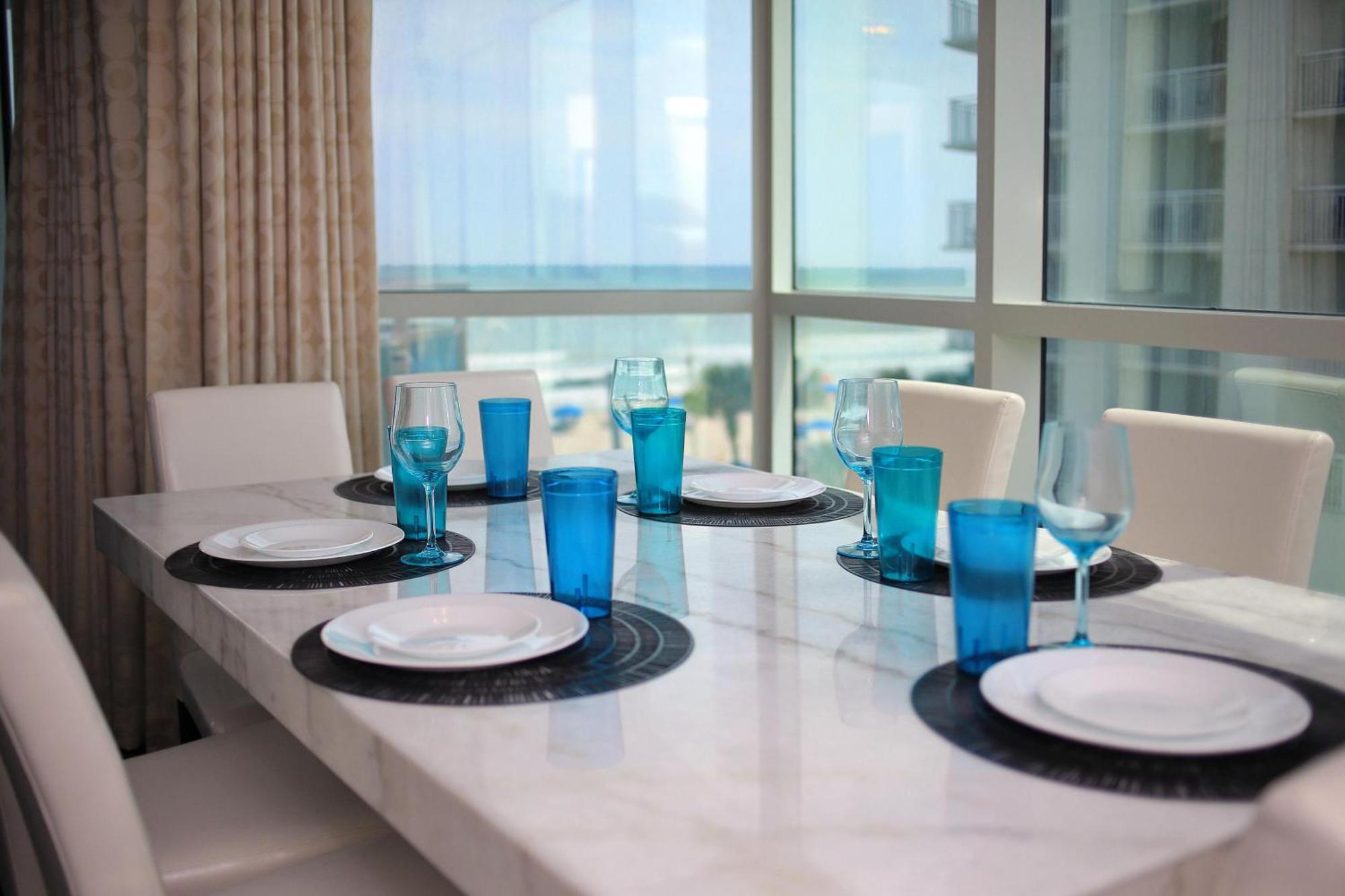 فيلا 107 S Ocean Blvd, 0308 - Ocean Front Sleeps 6 شاطئ ميرتل المظهر الخارجي الصورة