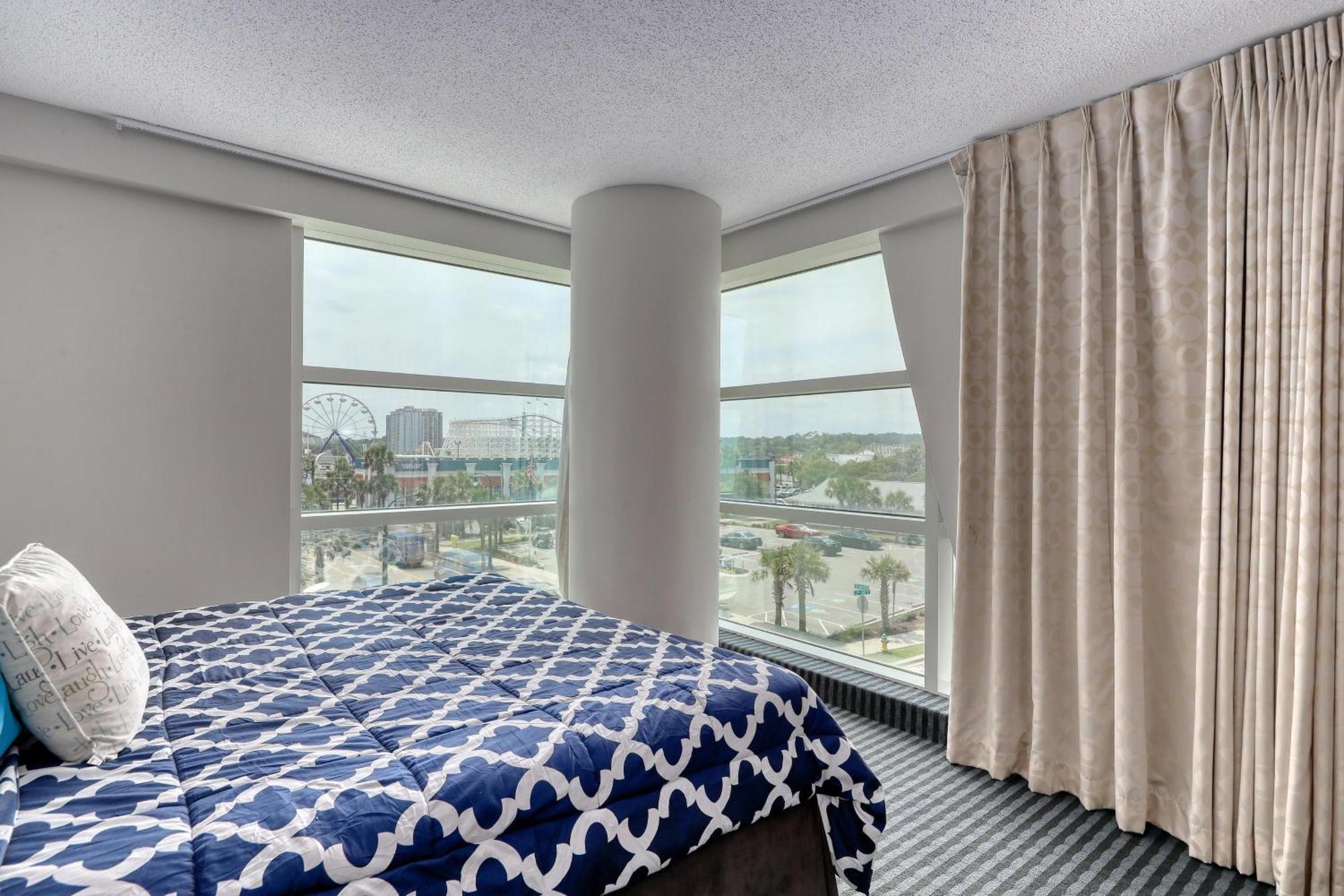 فيلا 107 S Ocean Blvd, 0308 - Ocean Front Sleeps 6 شاطئ ميرتل المظهر الخارجي الصورة