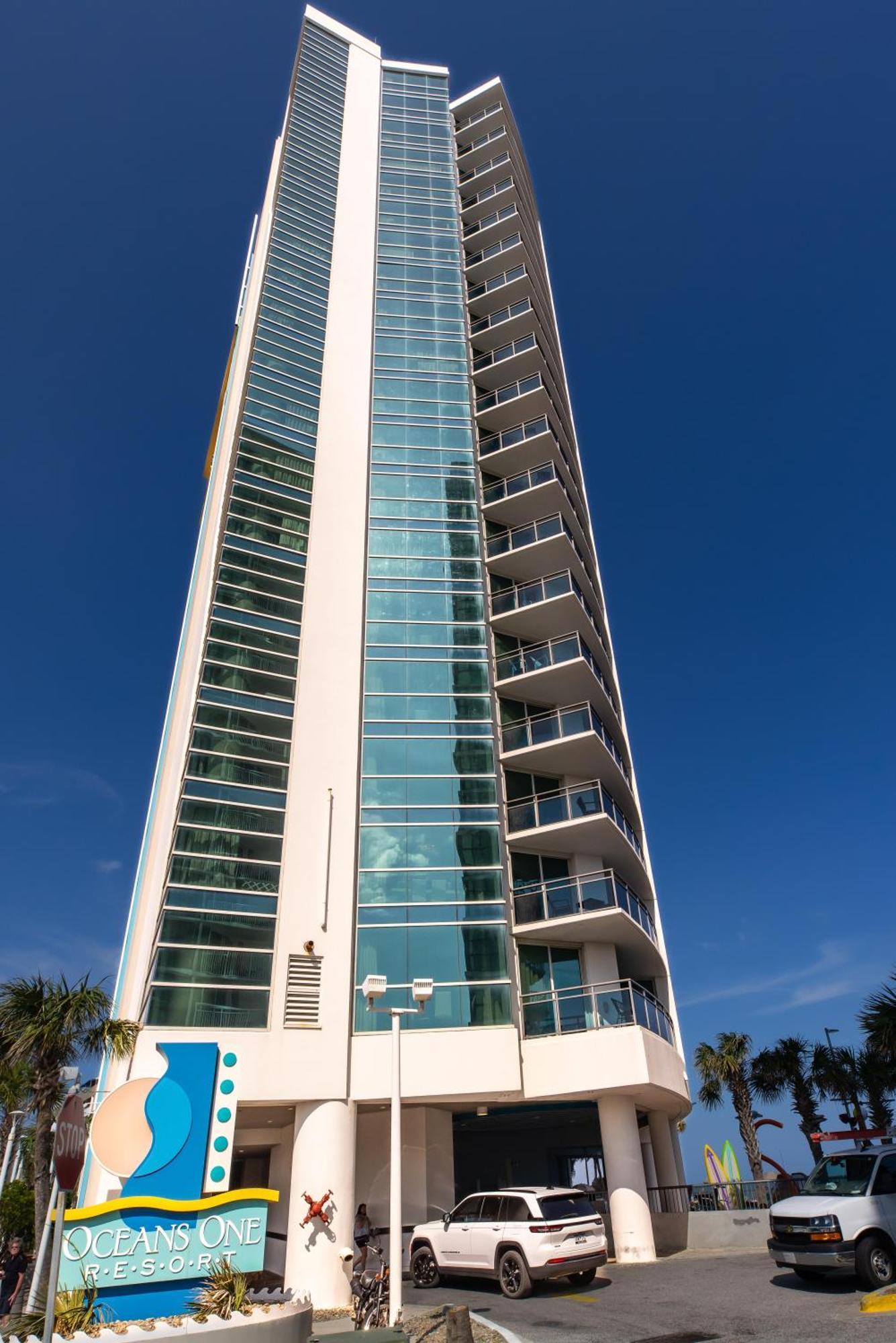 فيلا 107 S Ocean Blvd, 0308 - Ocean Front Sleeps 6 شاطئ ميرتل المظهر الخارجي الصورة