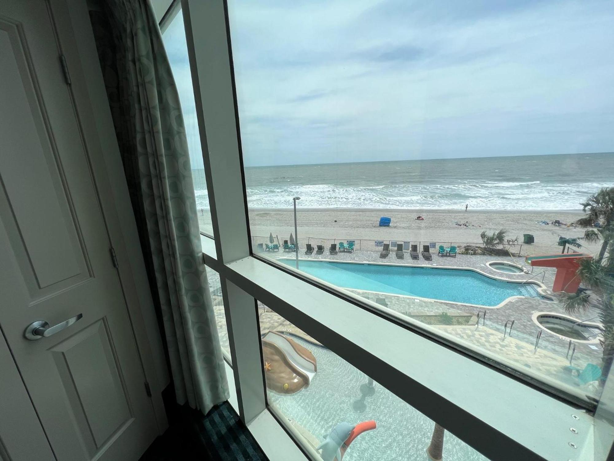 فيلا 107 S Ocean Blvd, 0308 - Ocean Front Sleeps 6 شاطئ ميرتل المظهر الخارجي الصورة