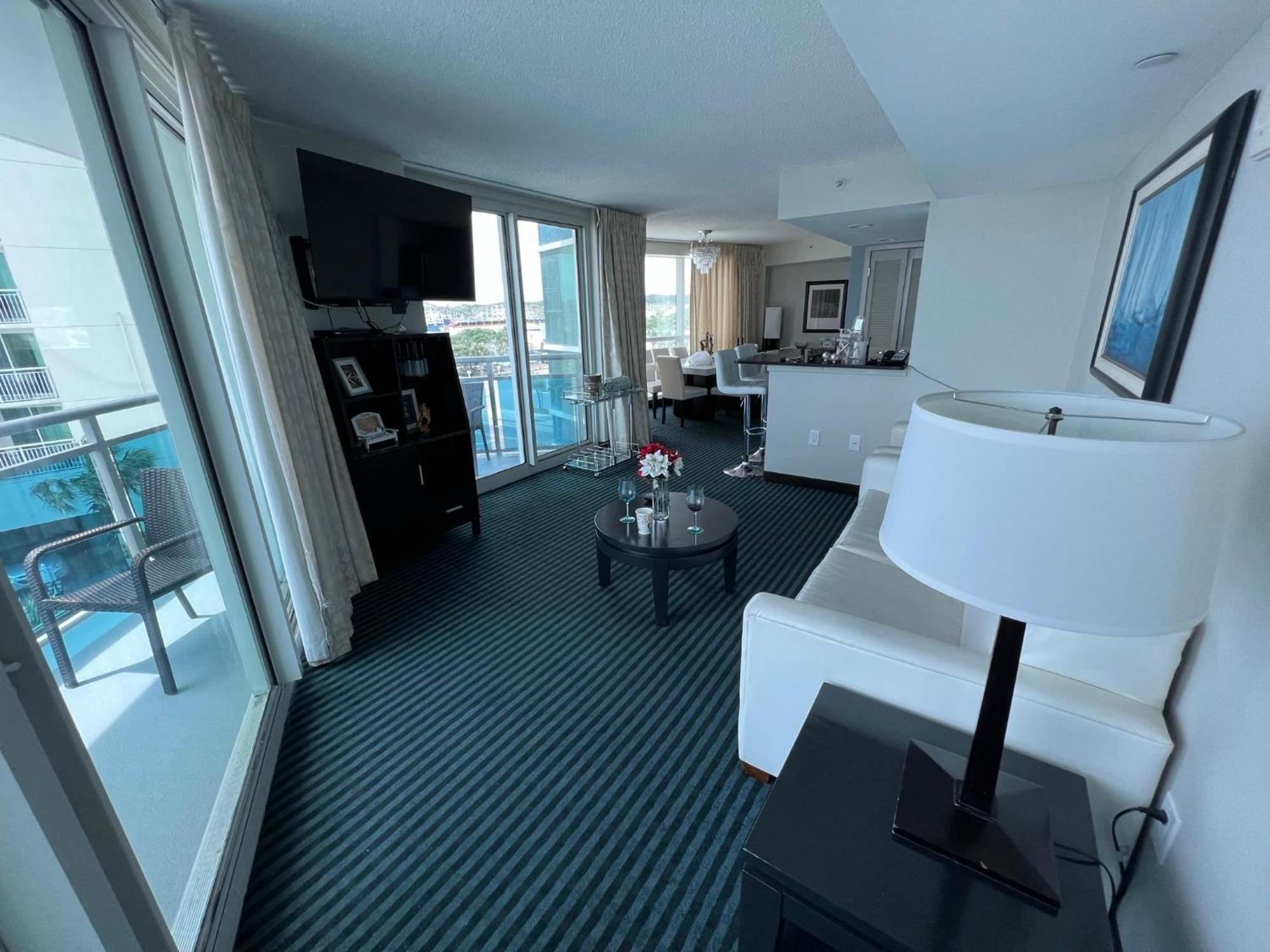 فيلا 107 S Ocean Blvd, 0308 - Ocean Front Sleeps 6 شاطئ ميرتل المظهر الخارجي الصورة