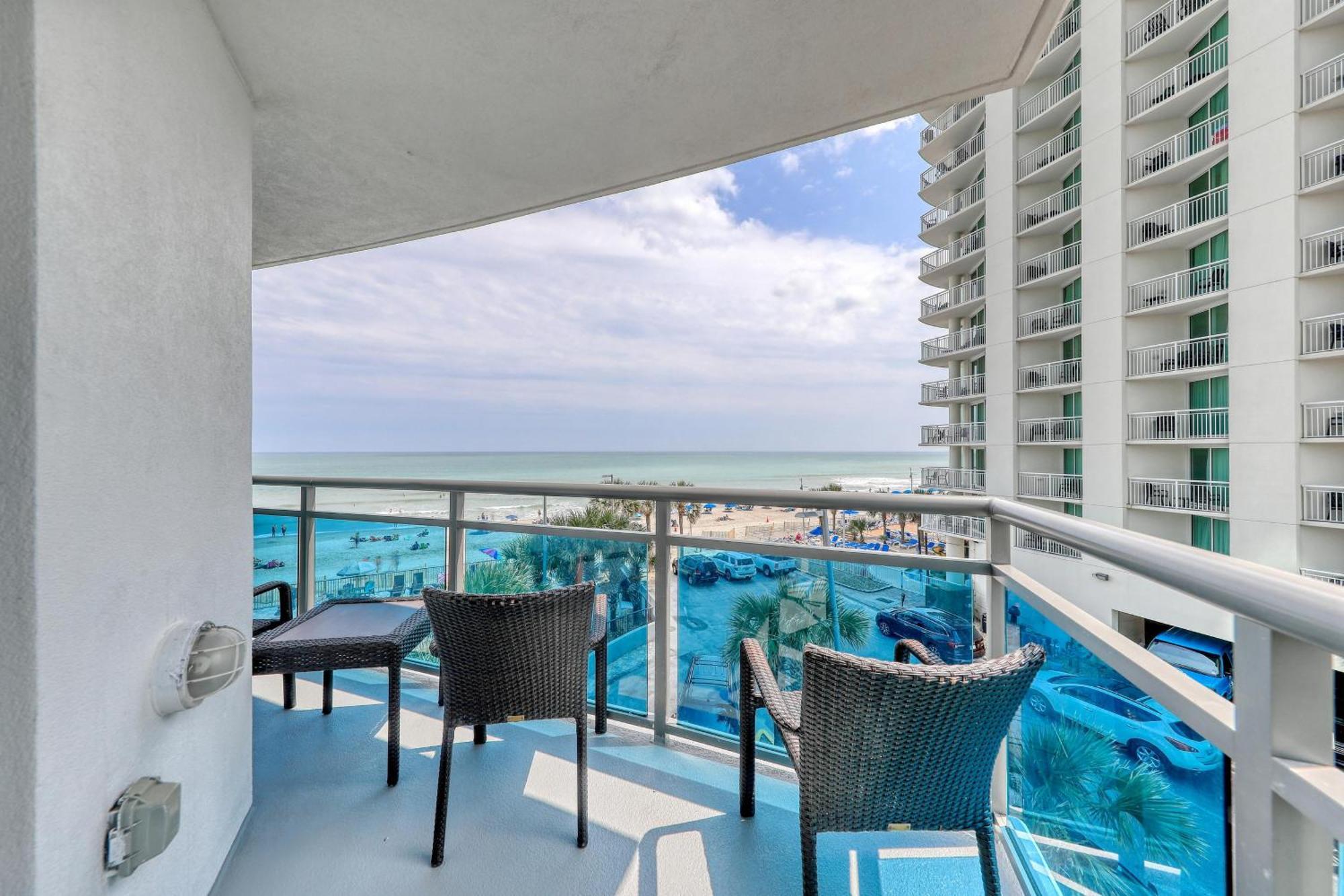 فيلا 107 S Ocean Blvd, 0308 - Ocean Front Sleeps 6 شاطئ ميرتل المظهر الخارجي الصورة