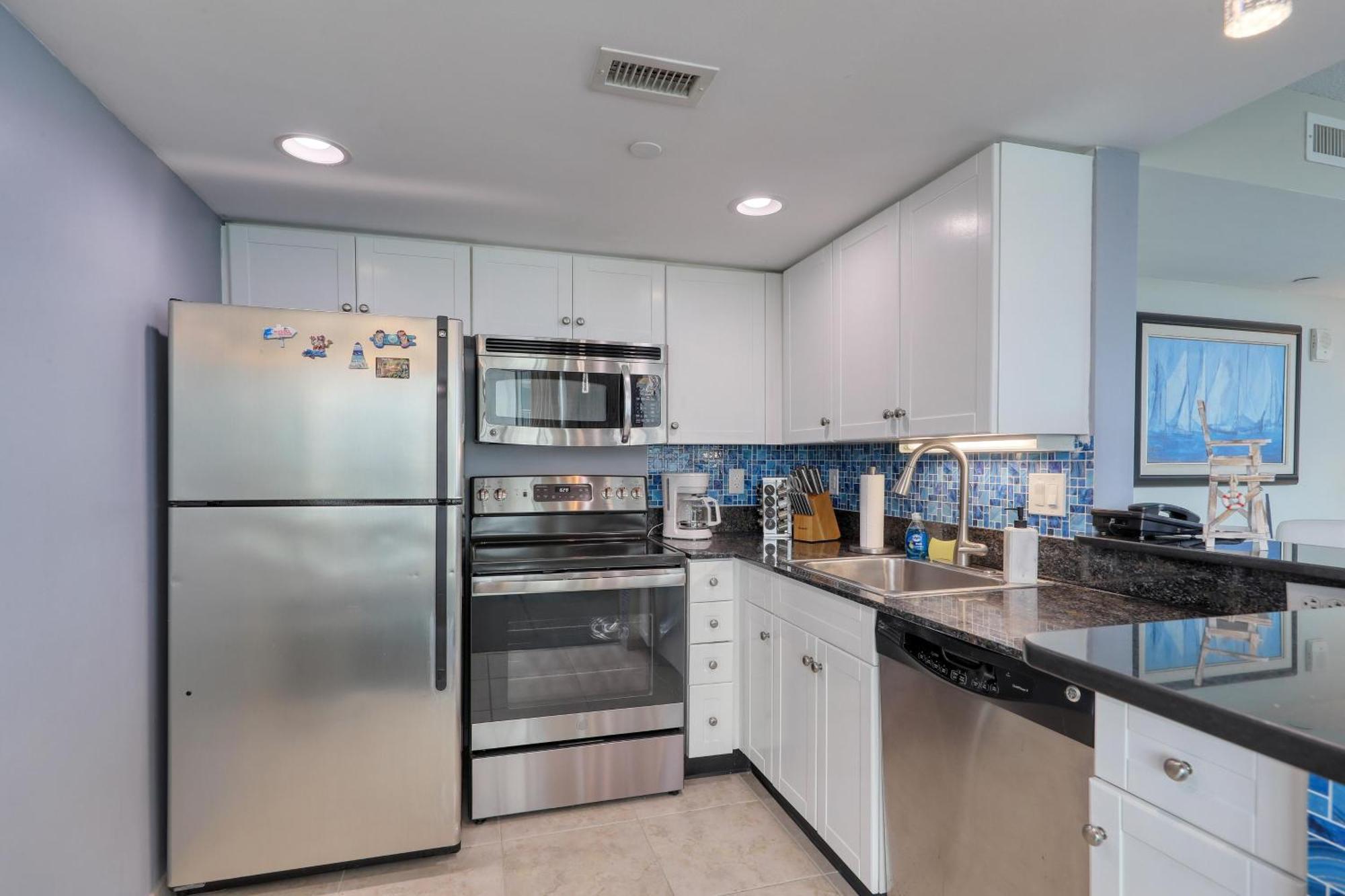 فيلا 107 S Ocean Blvd, 0308 - Ocean Front Sleeps 6 شاطئ ميرتل المظهر الخارجي الصورة