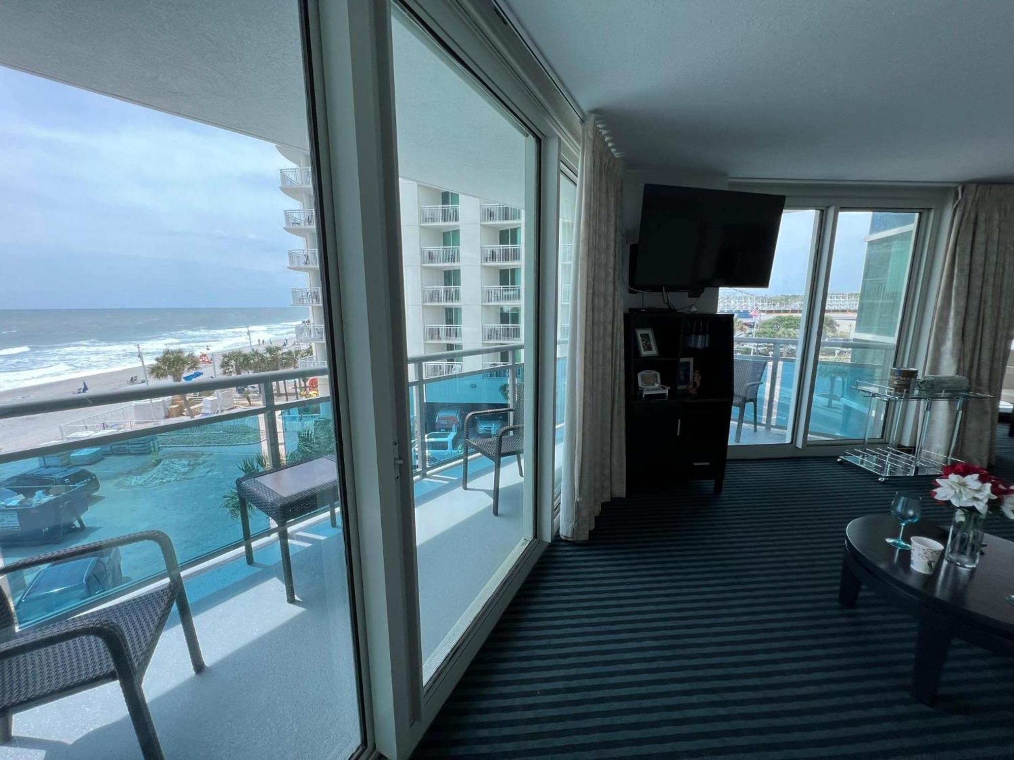 فيلا 107 S Ocean Blvd, 0308 - Ocean Front Sleeps 6 شاطئ ميرتل المظهر الخارجي الصورة