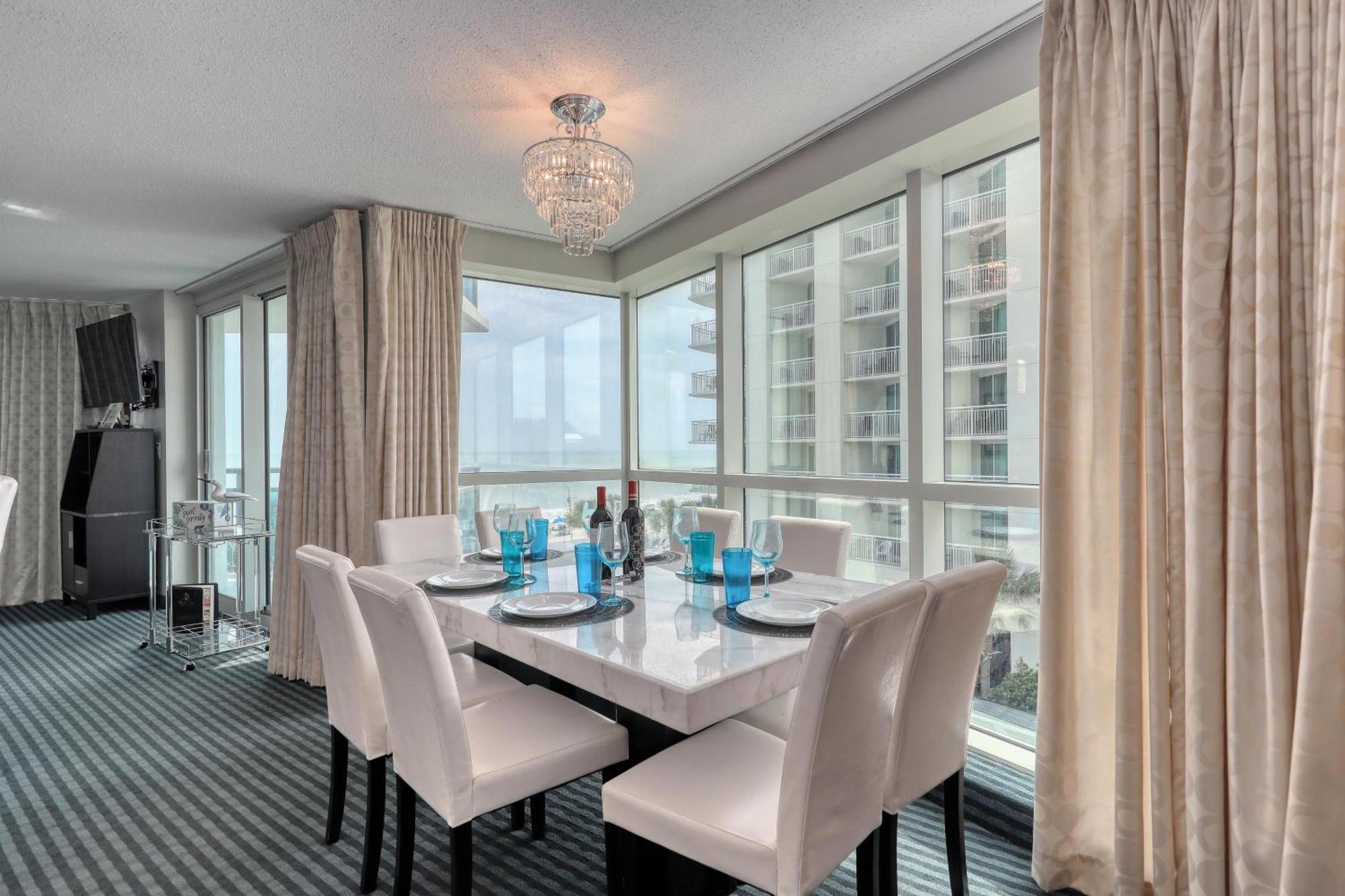 فيلا 107 S Ocean Blvd, 0308 - Ocean Front Sleeps 6 شاطئ ميرتل المظهر الخارجي الصورة